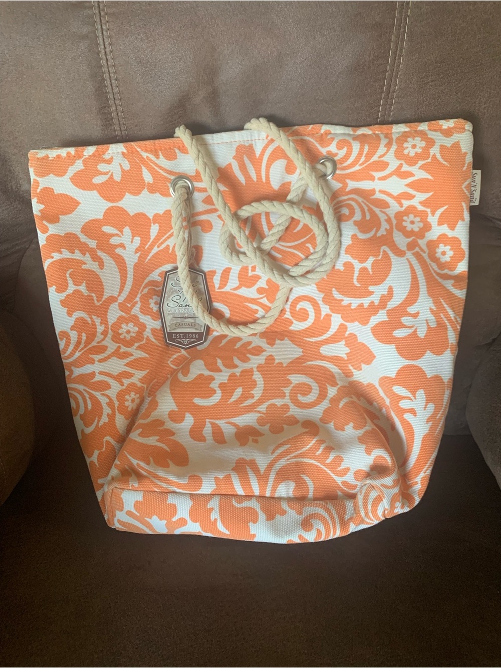 Brand New Sun N Sand Shoulder Tote w/ Zipper